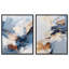 A Symphony in White I & II, ensemble de décorations murales imprimées en acrylique encadrées par Art Remedy, cadre doré, 16 x 20-135309557-135309547