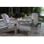 Chaise Adirondack en bois massif avec repose-pieds Williams Eucalyptus