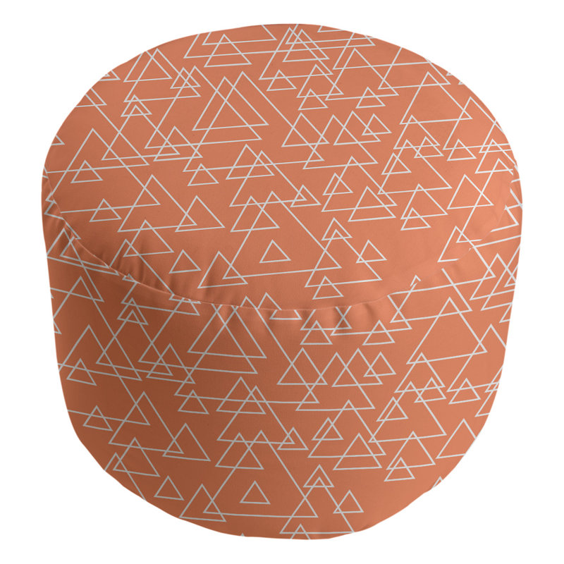 Repose-pieds Avicia, Corail / blanc