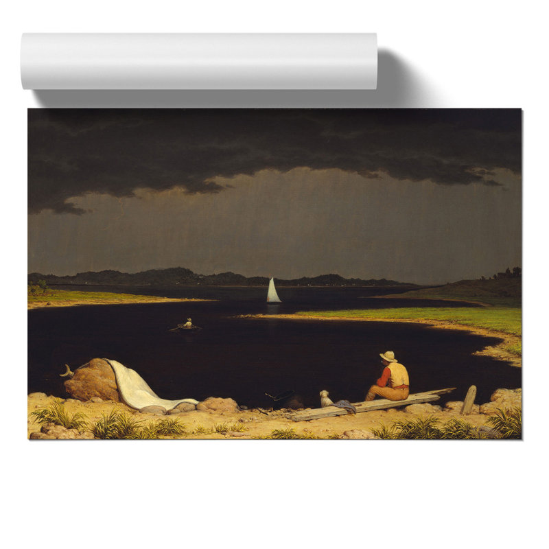 Approaching Thunder Storm by Martin Johnson Heade - No Frame Print, 42cm H x 59cm W x 0.1cm D