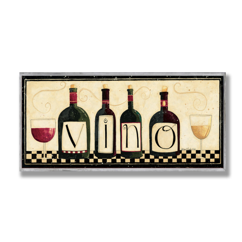 Ehme «Vino», art textuel sur plaque murale