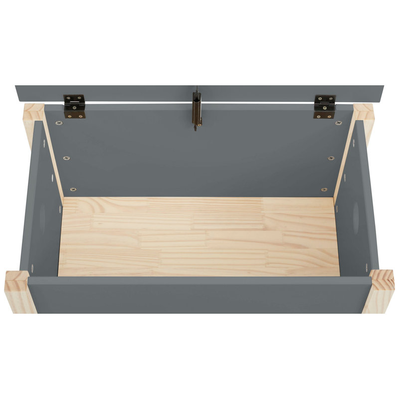 Fadl Blanket Chest, Grey/Natural