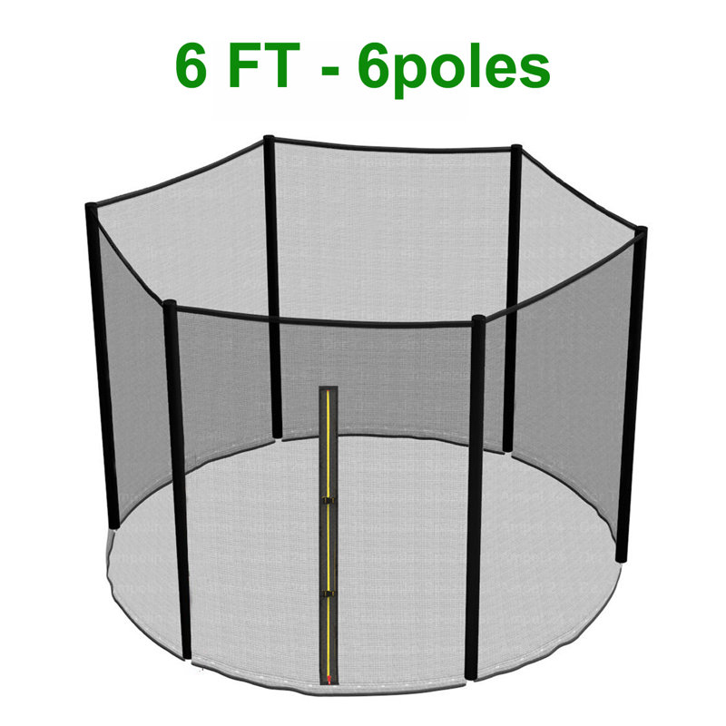 Cockrell Hill Replacement Trampoline Safety Net Enclosure Surround Netting 6FT