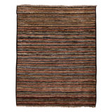 Hand Knotted Wool Area Rug in Multi