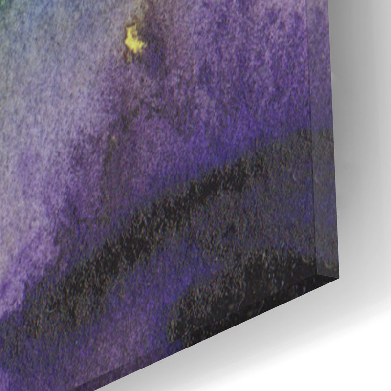 «Purple Essence» par Sheila Golden, H 12 po x l 12 po x P 0,13 po