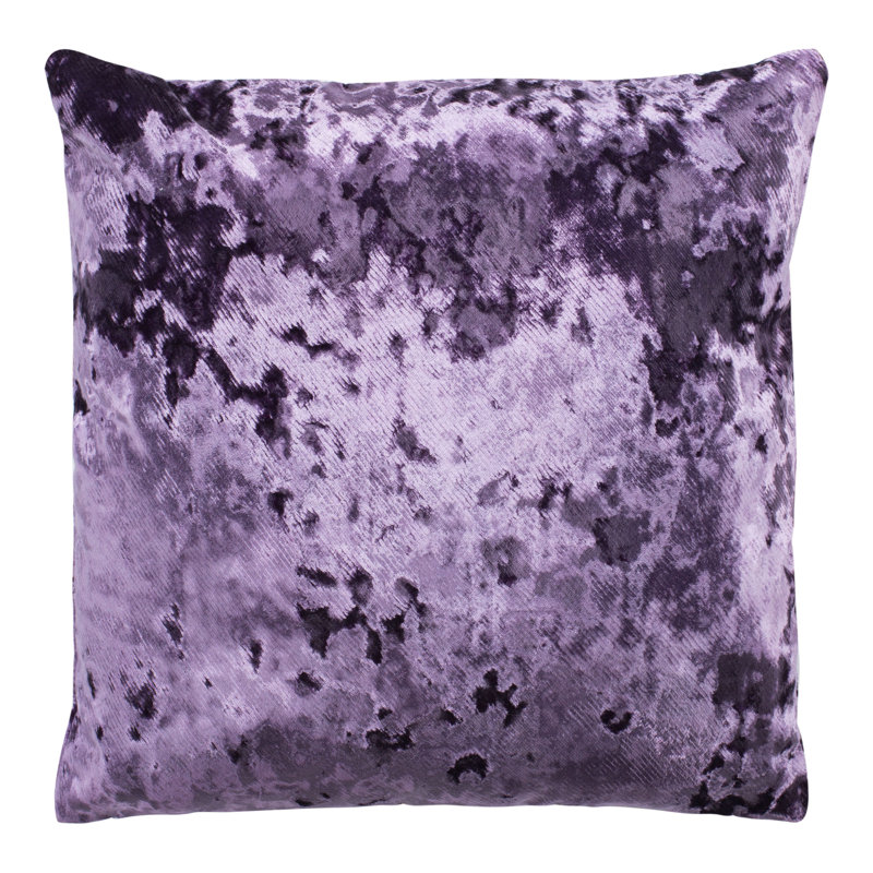 Marine Blue Velvet 18-inch Square Throw Pillow