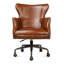 McKellen Leather Swivel Executive Chair-440042886