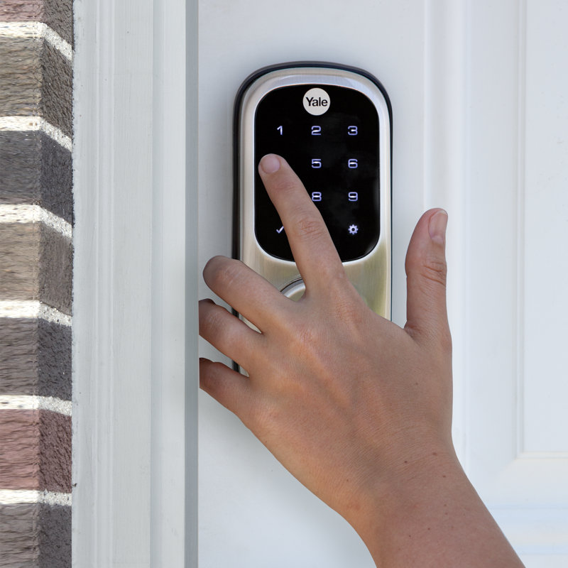 Assure Touchscreen Deadbolt with ZigBee, Satin Nickel