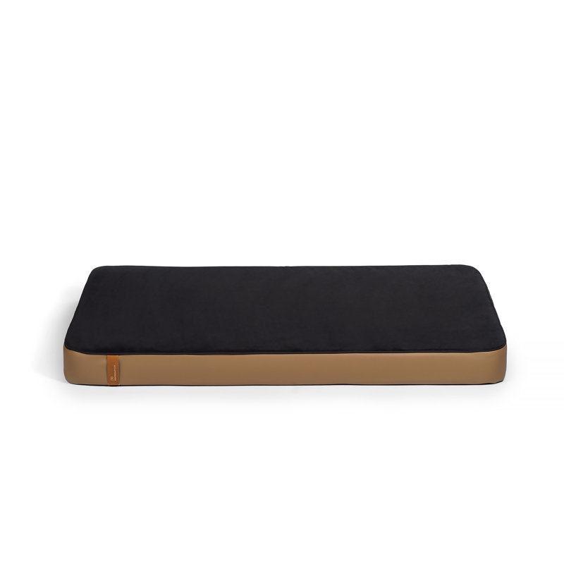Pet Bed, 8cm H x 100cm W x 67cm D, Black/Brown