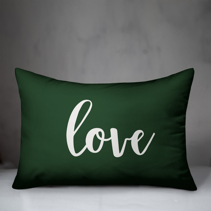 Throw Pillow, Dark Green