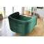Méridienne pivotante en velours de 33 po de largeur Pangea Home Andrea-426038741