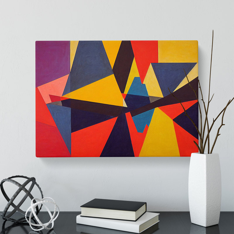 Suprematism Abstract Art Vol.7 - Wrapped Canvas, 50cm H x 76cm W x 3cm D