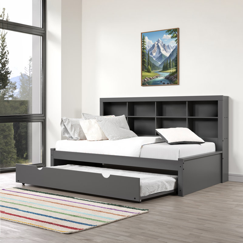 Hiam Kids Twin Daybed with Trundle