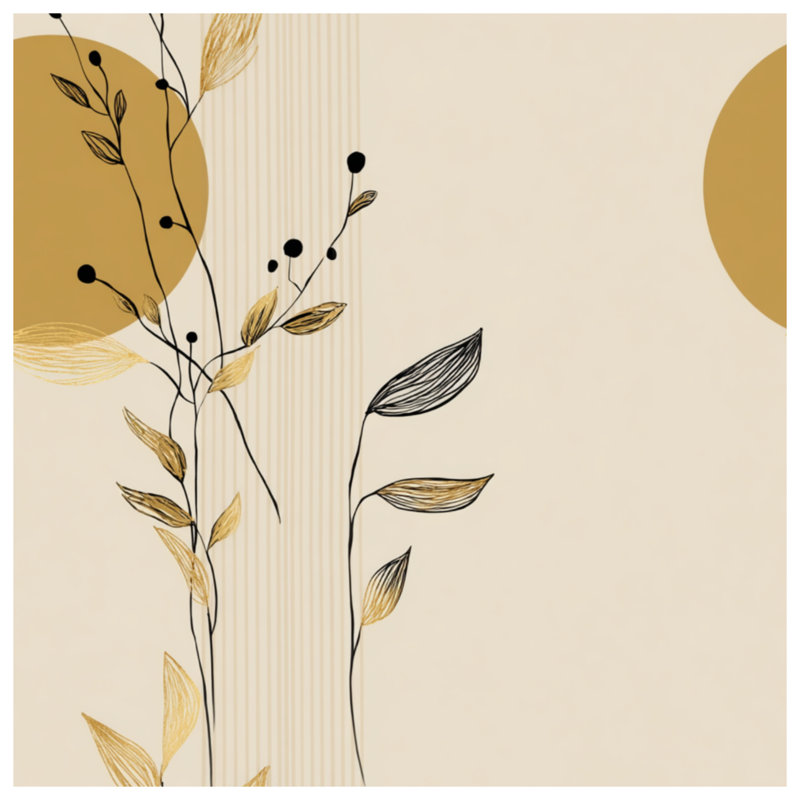 Abstract Leaf Branches Quilted Bedspread All Sizes, Twin