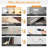 LEPOTEC 8.03Inch 35 LED 3 Colors Wireless Rechargeable Motion Sensor Cabinet Light