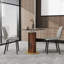 33.46 " Tempered Glass Round Conference Table and 2 Chairs-2123623576
