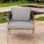 Outdoor Dining Armchair with Cushions