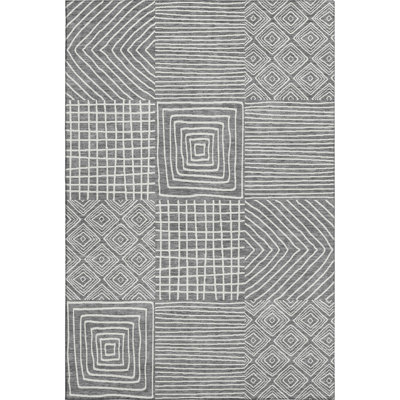 Premium Machine Washable Corry AMF1044 Geometric Rug