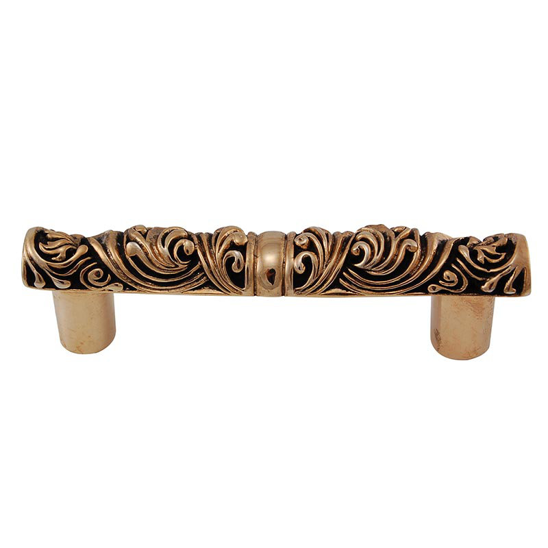 Liscio Bar / Handle Pull, Antique Gold, 4.88" L x 0.63" W x 1" D