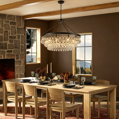 Alissya 10 - Light Dimmable Tiered Chandelier