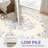 Atascadero Romantic Floral Bordered Rug, Machine Washable, Inspired Faux Wool, Non-Slip Backing-1891300305