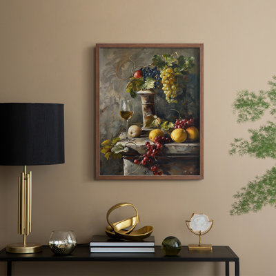 Reproduction encadrée FLORAL Series DCCxxxi - bois massif