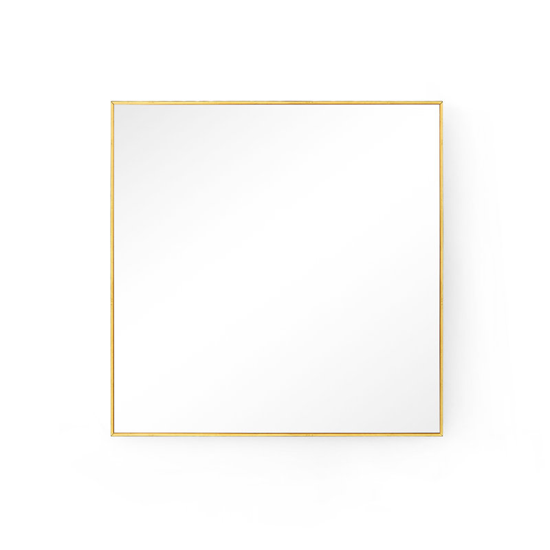Clarence Square Metal Wall Mirror, 14.5" x 14.5"