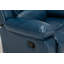 Charlotte Navy Blue Leather Gel Recliner