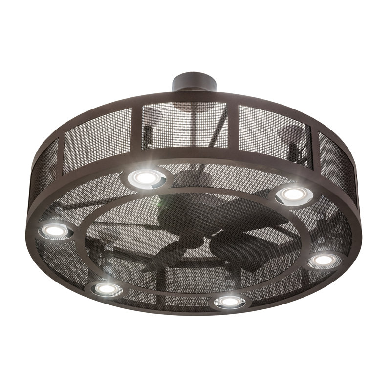 L 48 po Paloma Golpe Chandel-Air, H 10,5 po x l 48 po x P 48 po, Noir café