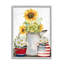 "Stupell Industries Americana Flower Bouquets", art mural sur toile par Kim Allen-91297437