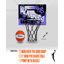 Cerceau de basketball par dessus la porte WNBA Golden State Valkyries de Franklin Sports - Cerceau de basketball d'intérieur pour enfants avec mini ballon - Cerceau de magasin de fan WNBA pour chambre à coucher et bureau