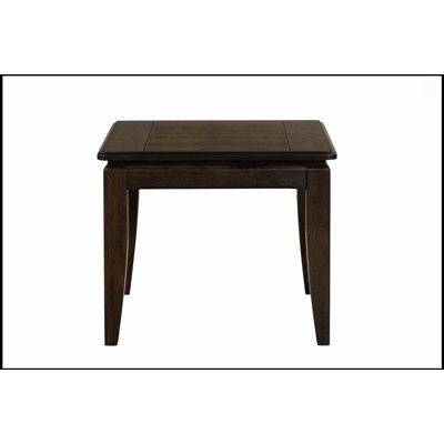 Stylish Coffee Finish End Table With Durable Elm Veneers And Compact Design For Versatile Home Use