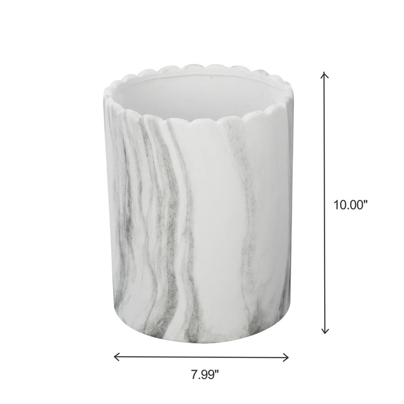 8pc Resin Bathroom Accessories Set