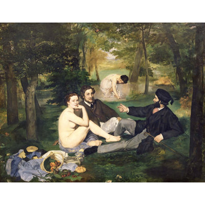 Affiche brillante de déjeuner sur l'Herbe, 1863