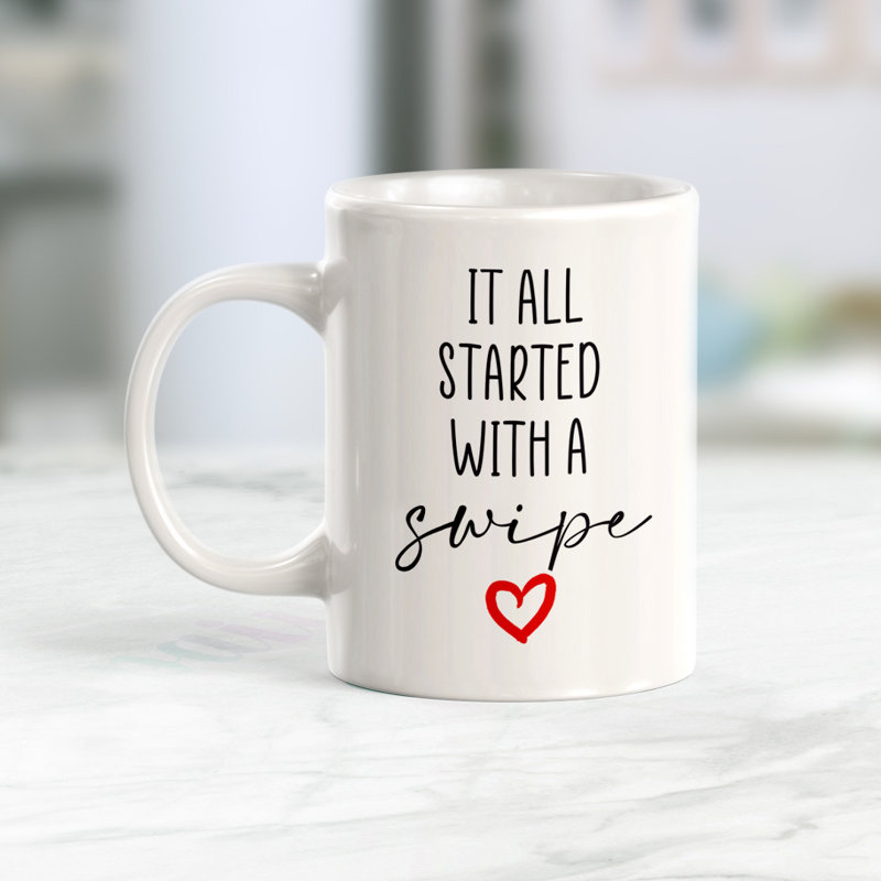 Tout a commencé avec une tasse à café Swipe, 15 oz, Céramique