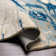 Kavita Abstract Hand-Tufted Area Rug in Blue