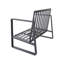 Canapé double + table basse rectangulaire, coussins gris clair-302143848
