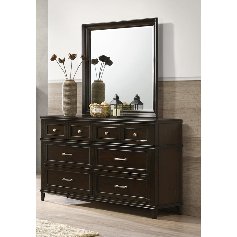 canora grey dresser Furniture of America Carissa Gray Dresser