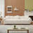 Teddy Fabric 3 Seater Sofa-207879720