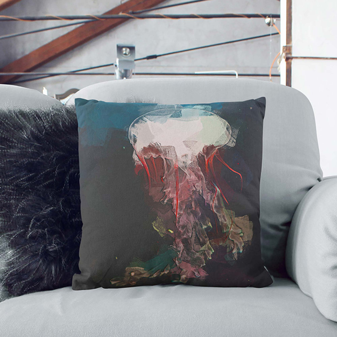 Beauty of a Jellyfish Cushion with Filling