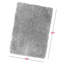 Tapis pour salle de bain rectangulaire en polyester antidérapant Ciarra-1177087584-1177455269
