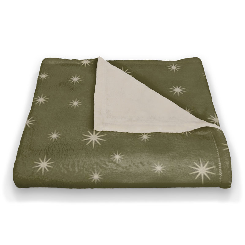  Jeté en molleton Twinkle, Vert
