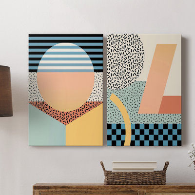 Modern Memphis III-Premium Gallery Wrapped Canvas -Ready to Hang