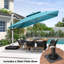 Parasol de luxe carré Hokku Designs-439391758