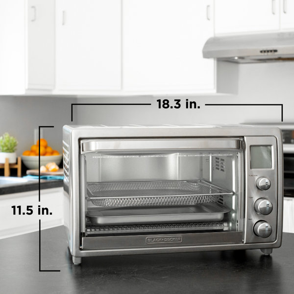Extra Wide Crisp 'N Bake Air Fry Toaster Oven