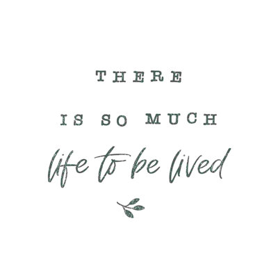 So So Life To Be Lived, reproduction d'art sur toile tendue