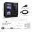 30" Wine And Beverage Refrigerator Black 33 Bottle And 130 Can Built-In/Freestanding Wine Cooler With Basket Dual Zone