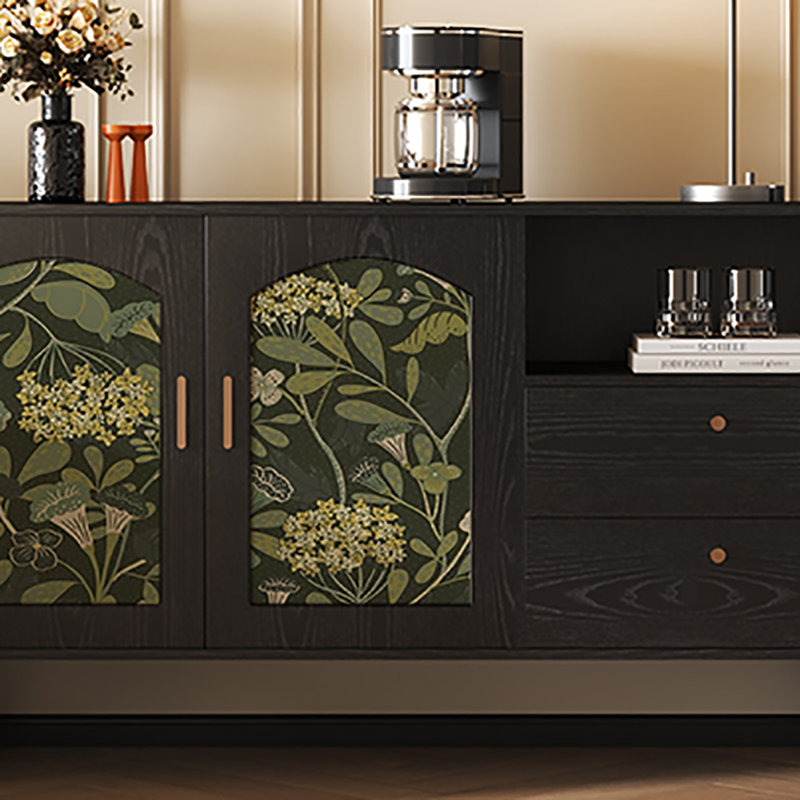 Buffet grande capacité 59,1 ", Noir/vert