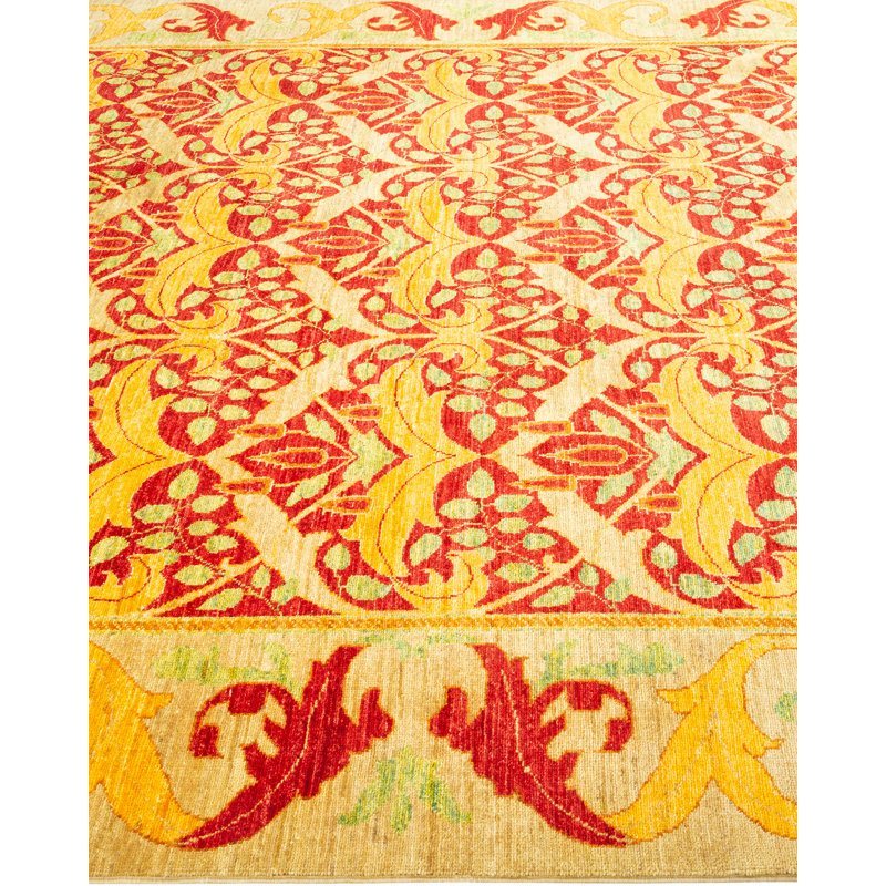Venerando One-of-a-Kind 6' 7" X 9' 10" Hand Knotted Area Rug
