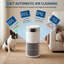 Purificateur d'air HEPA pour la maison, filtre à air à haute efficacité avec filtration avancée, élimine les allergènes, idéal pour une utilisation à l'intérieur